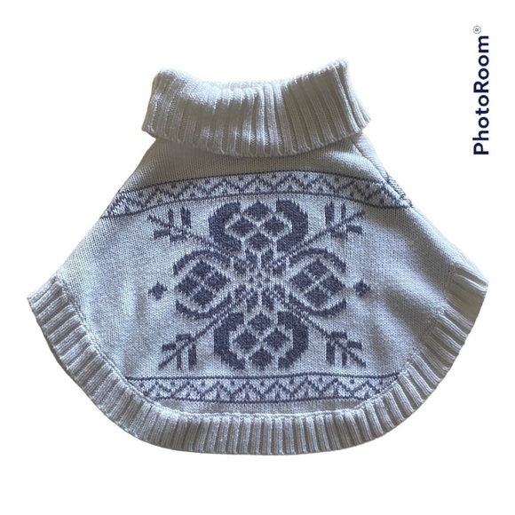 COPY - OSHKOSH-SWEATER PONCHO-3T - Picture 4 of 7